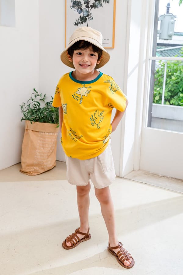 KOKOYARN - Korean Children Fashion - #Kfashion4kids - Duck Rappa Color Tee - 3