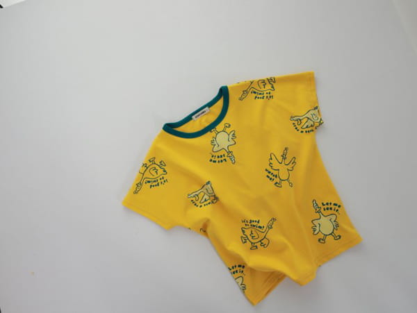 KOKOYARN - Korean Children Fashion - #Kfashion4kids - Duck Rappa Color Tee - 9