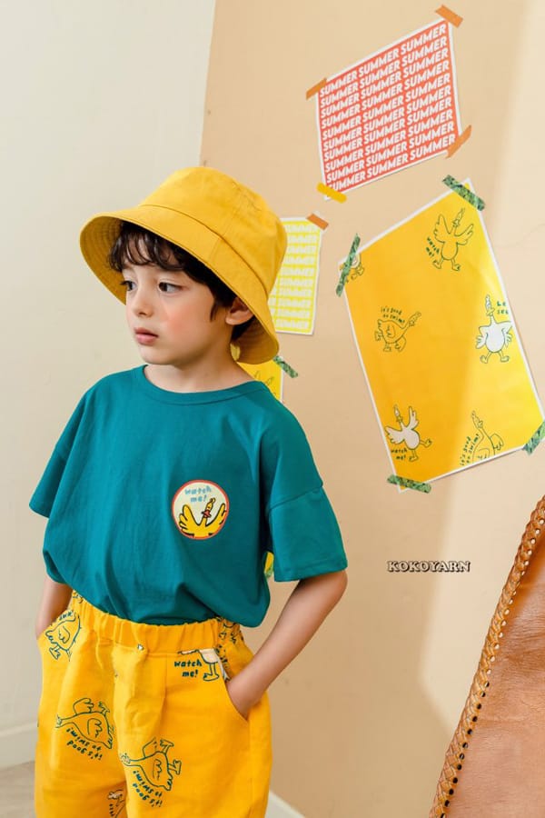KOKOYARN - Korean Children Fashion - #Kfashion4kids - Duck Wappen Tee - 11