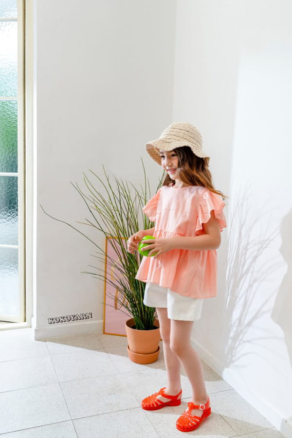 KOKOYARN - Korean Children Fashion - #Kfashion4kids - Frill Wing Blouse - 5