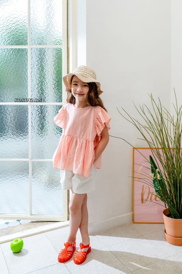KOKOYARN - Korean Children Fashion - #Kfashion4kids - Frill Wing Blouse - 6