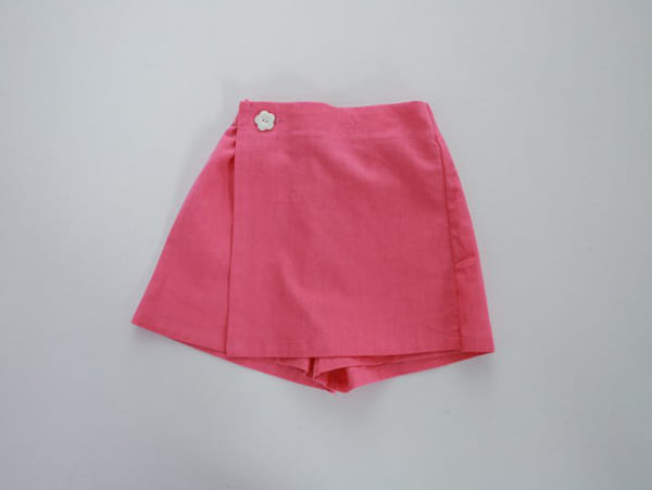 KOKOYARN - Korean Children Fashion - #Kfashion4kids - Pint Wrap Skirt Shorts - 9