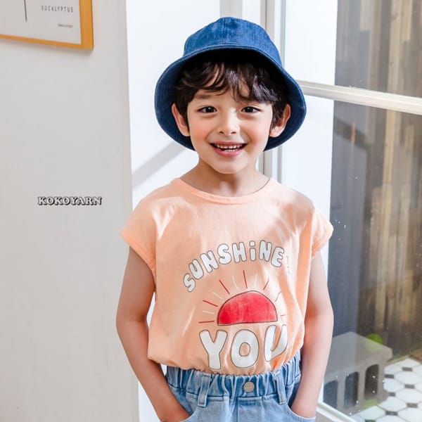 KOKOYARN - Korean Children Fashion - #Kfashion4kids - Sunshine Sleeveless Tee