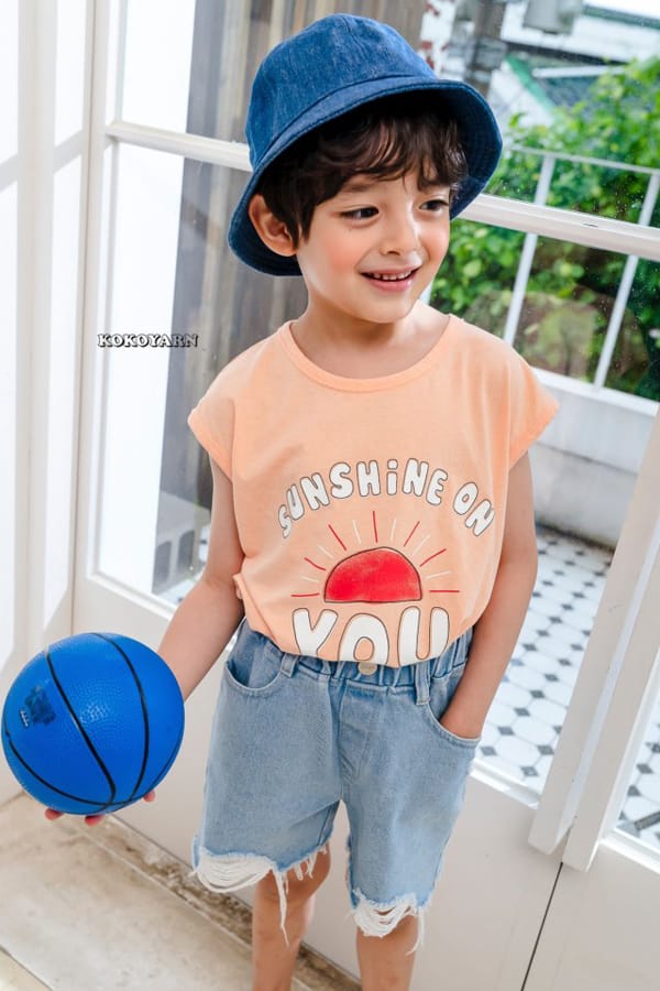 KOKOYARN - Korean Children Fashion - #Kfashion4kids - Sunshine Sleeveless Tee - 3