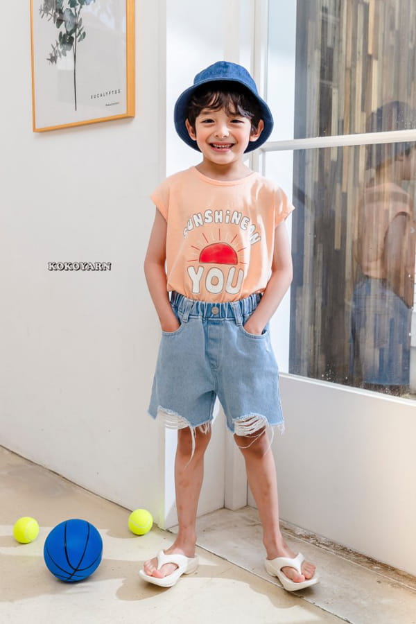 KOKOYARN - Korean Children Fashion - #Kfashion4kids - Sunshine Sleeveless Tee - 4
