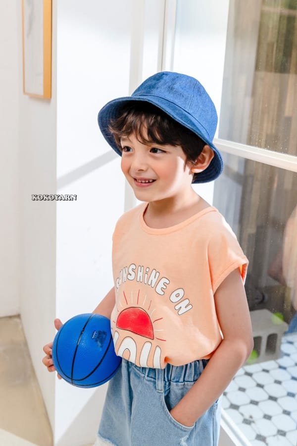 KOKOYARN - Korean Children Fashion - #Kfashion4kids - Sunshine Sleeveless Tee - 5
