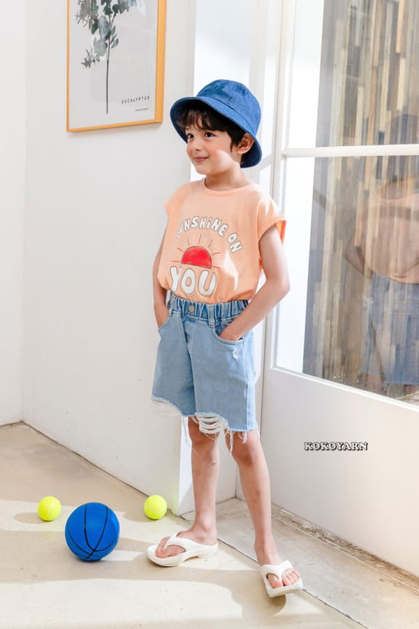 KOKOYARN - Korean Children Fashion - #Kfashion4kids - Sunshine Sleeveless Tee - 8