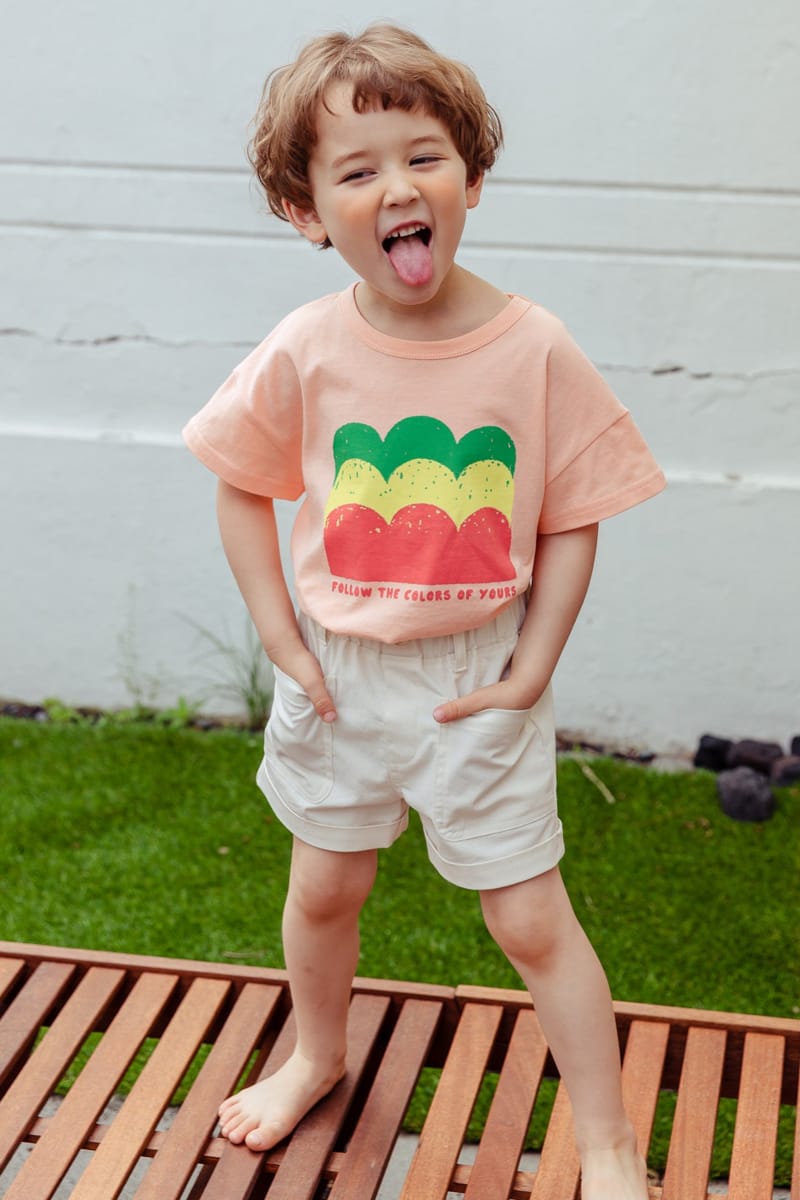 KOKOYARN - Korean Children Fashion - #Kfashion4kids - Span Roll-up Shorts - 5