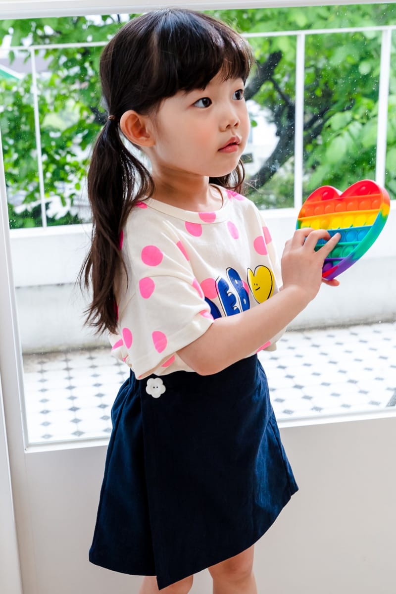 KOKOYARN - Korean Children Fashion - #Kfashion4kids - Bong Bong Dot Tee - 3