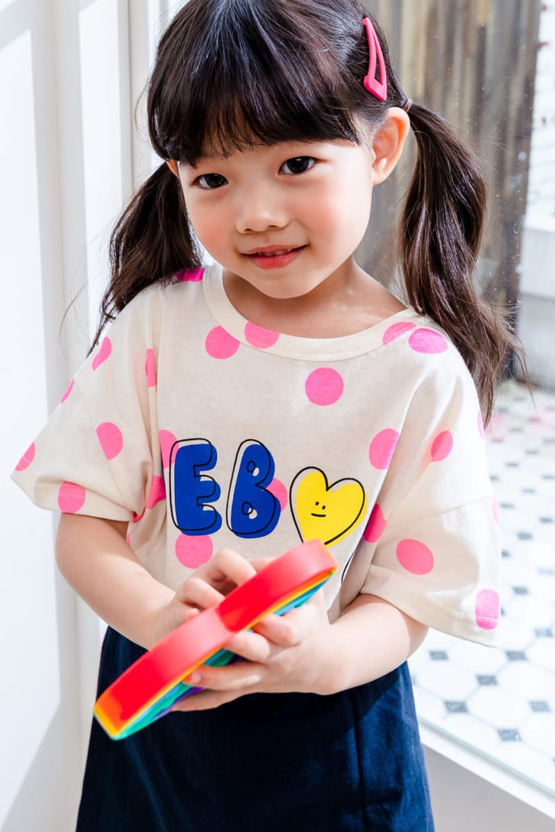 KOKOYARN - Korean Children Fashion - #Kfashion4kids - Bong Bong Dot Tee - 4