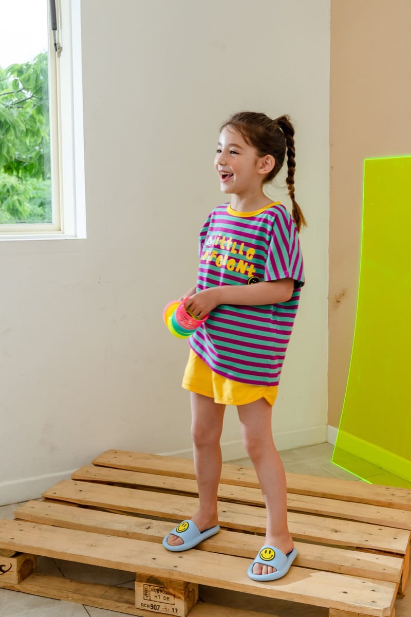KOKOYARN - Korean Children Fashion - #Kfashion4kids - Lettering Stripes Tee - 4