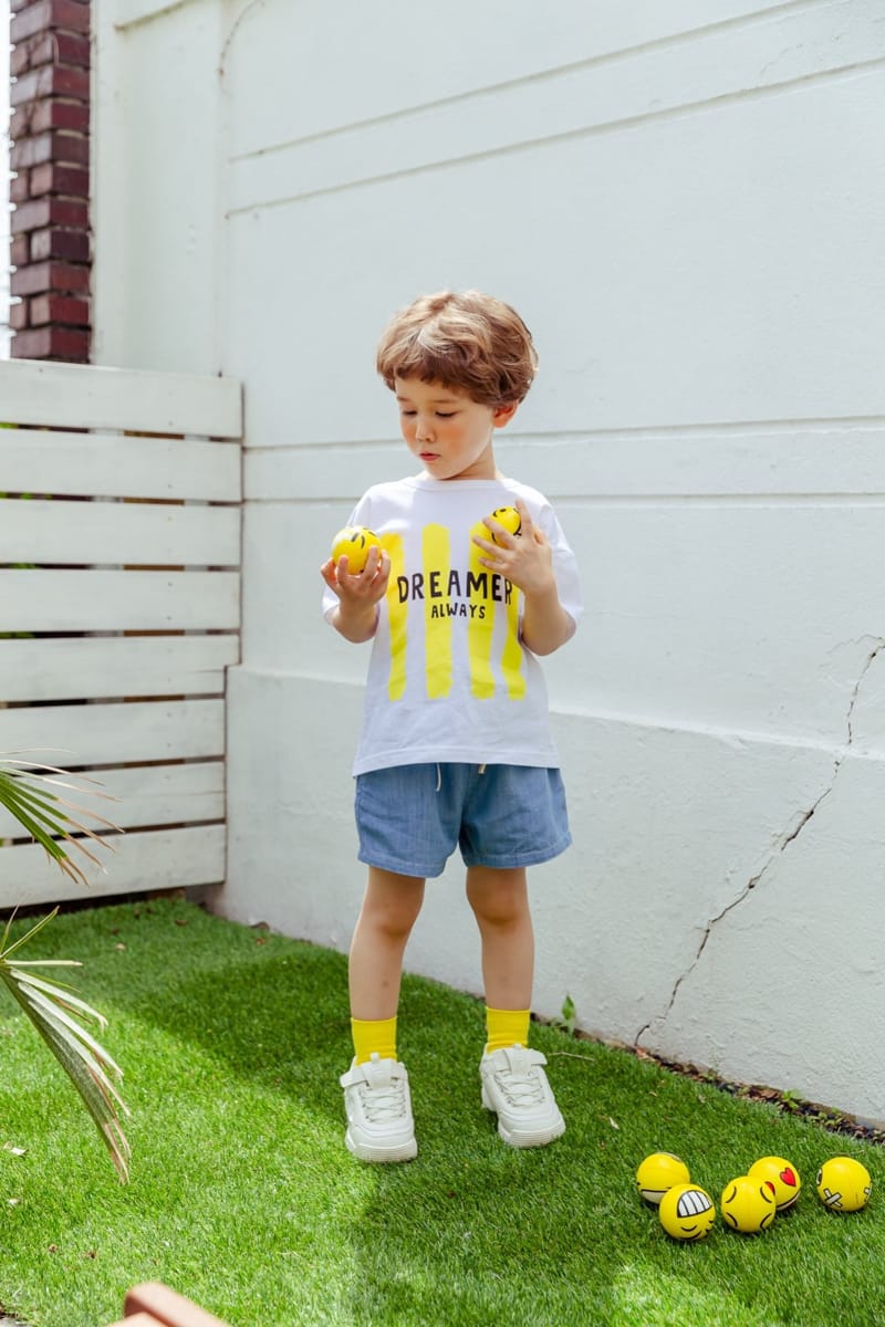 KOKOYARN - Korean Children Fashion - #Kfashion4kids - Tape Denim Shorts