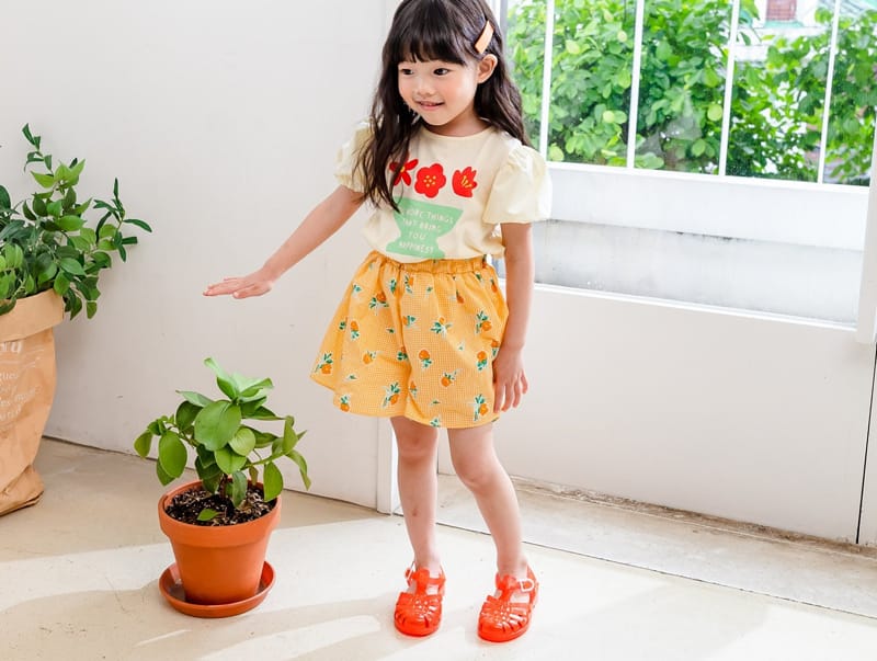 KOKOYARN - Korean Children Fashion - #Kfashion4kids - Flower Skirt Shorts