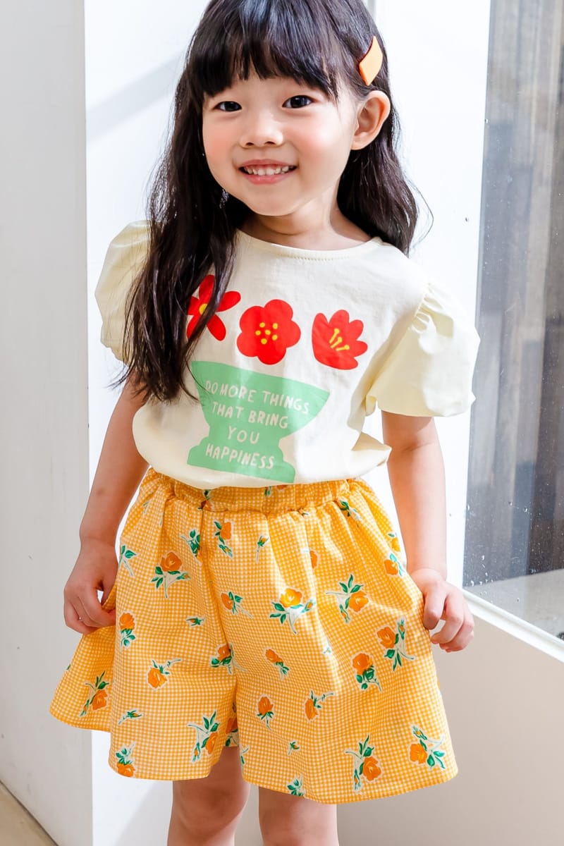 KOKOYARN - Korean Children Fashion - #Kfashion4kids - Flower Skirt Shorts - 5