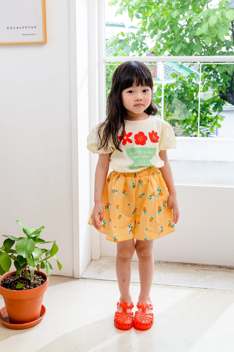 KOKOYARN - Korean Children Fashion - #Kfashion4kids - Flower Skirt Shorts - 9