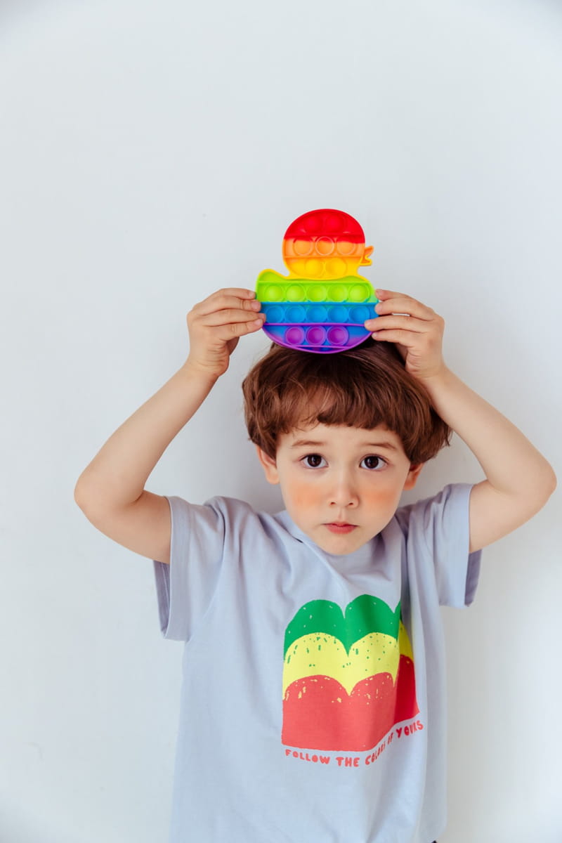 KOKOYARN - Korean Children Fashion - #Kfashion4kids - Color Block Tee - 12