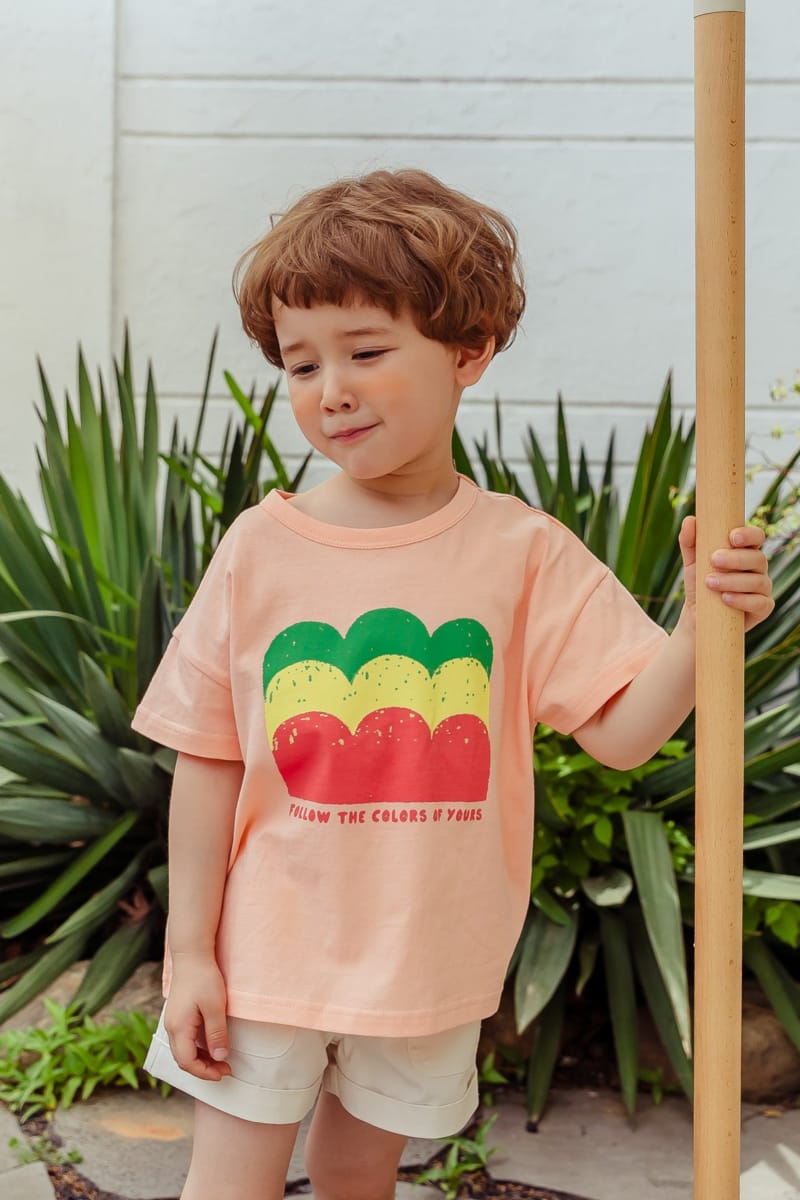 KOKOYARN - Korean Children Fashion - #Kfashion4kids - Color Block Tee - 3
