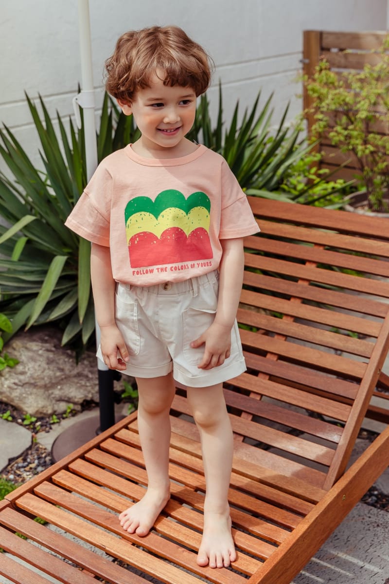 KOKOYARN - Korean Children Fashion - #Kfashion4kids - Color Block Tee - 4