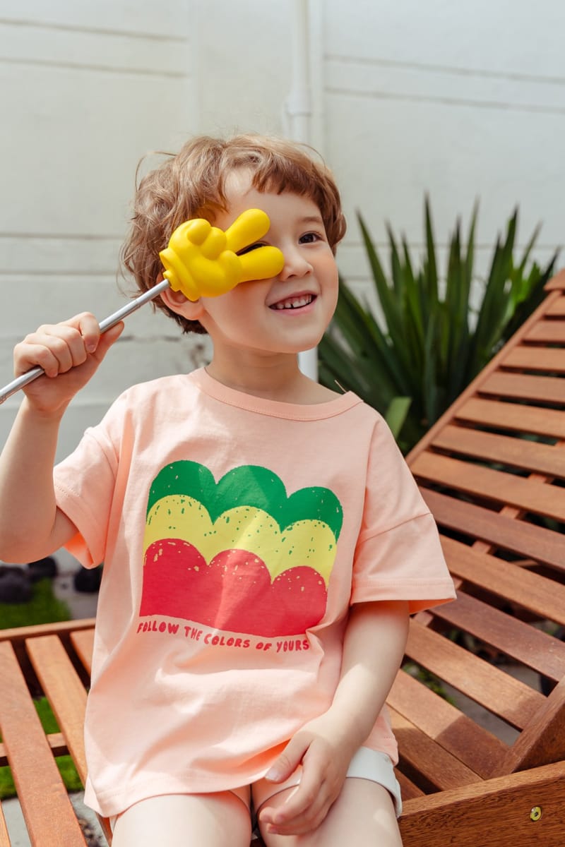 KOKOYARN - Korean Children Fashion - #Kfashion4kids - Color Block Tee - 6