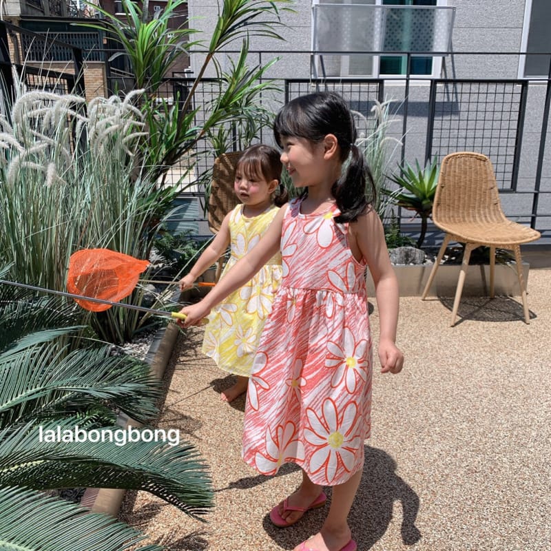 LALABONGBONG - Korean Children Fashion - #Kfashion4kids - Crayon Flower One-piece - 10
