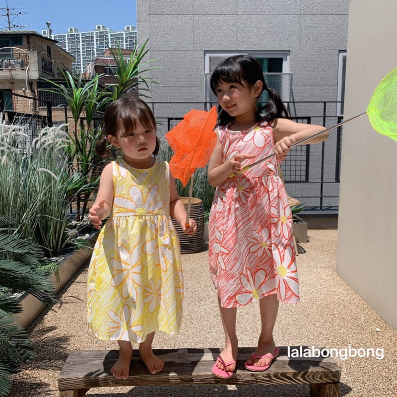 LALABONGBONG - Korean Children Fashion - #Kfashion4kids - Crayon Flower One-piece - 11