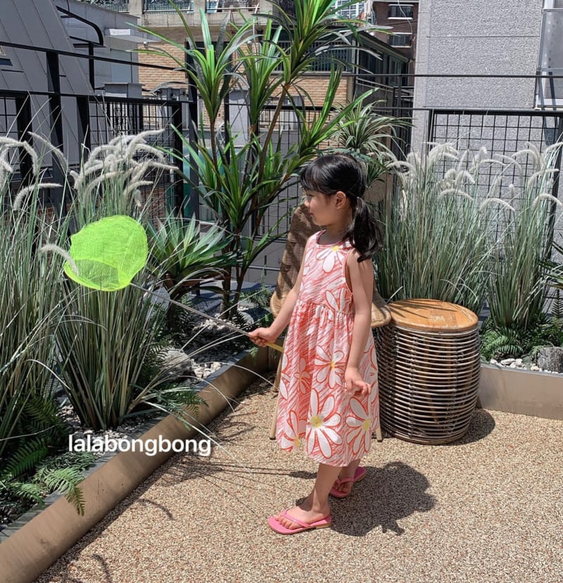LALABONGBONG - Korean Children Fashion - #Kfashion4kids - Crayon Flower One-piece - 7