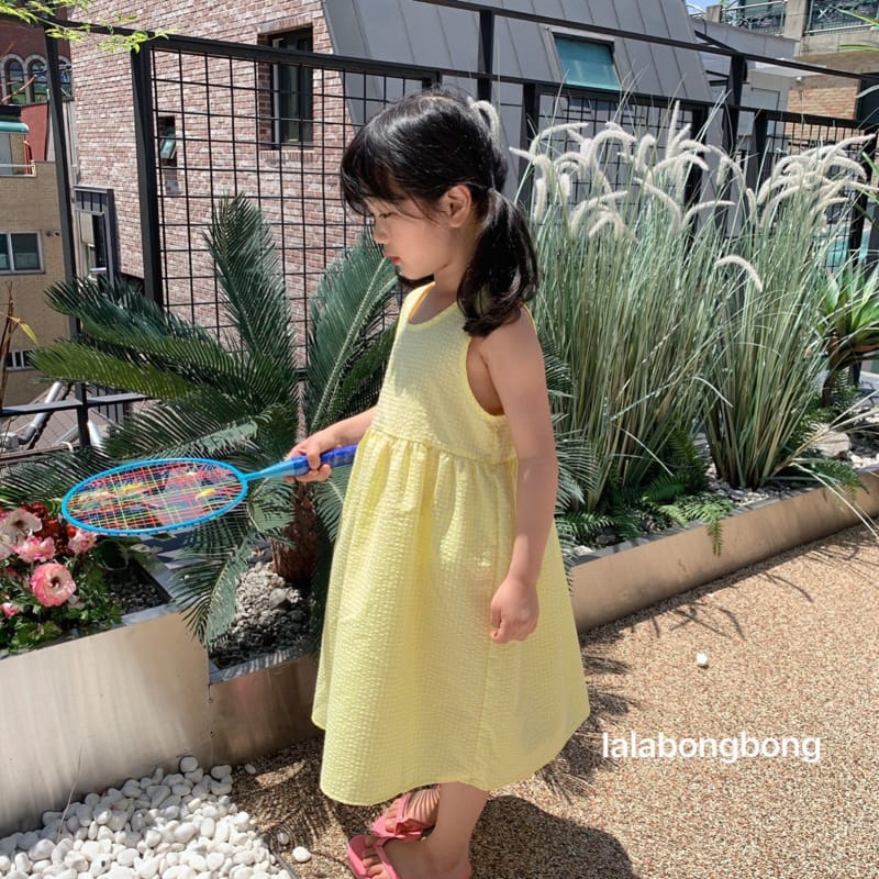 LALABONGBONG - Korean Children Fashion - #Kfashion4kids - Neon Check One-piece - 10