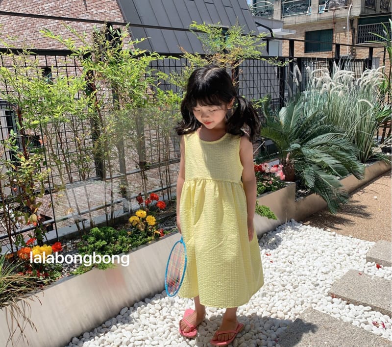 LALABONGBONG - Korean Children Fashion - #Kfashion4kids - Neon Check One-piece - 11