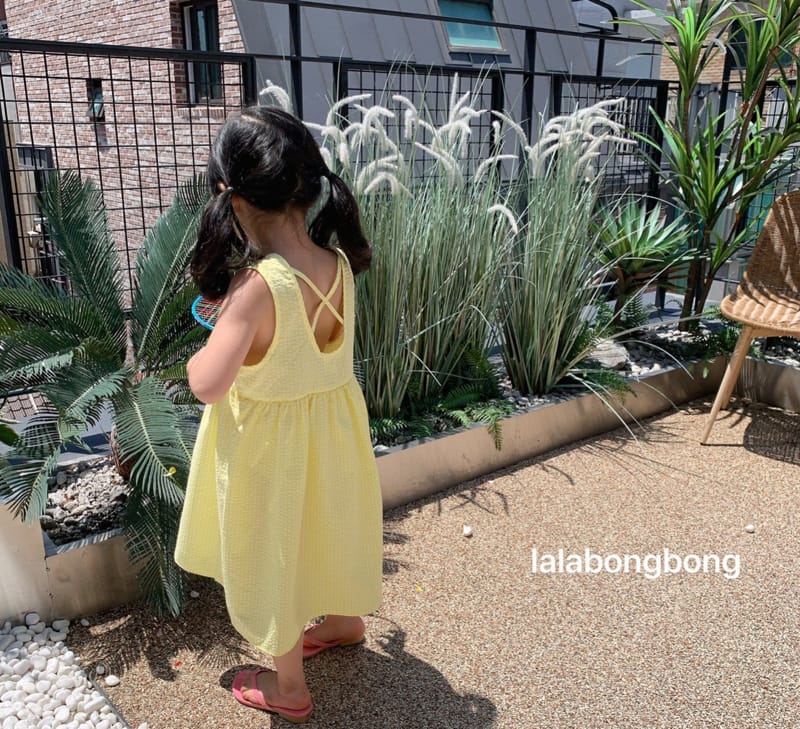 LALABONGBONG - Korean Children Fashion - #Kfashion4kids - Neon Check One-piece - 8