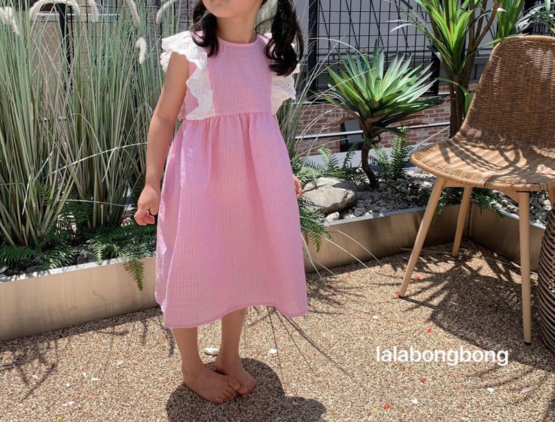 LALABONGBONG - Korean Children Fashion - #Kfashion4kids - Lace Angel One-piece - 10
