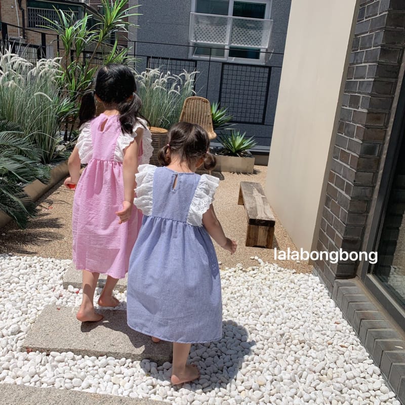 LALABONGBONG - Korean Children Fashion - #Kfashion4kids - Lace Angel One-piece - 4