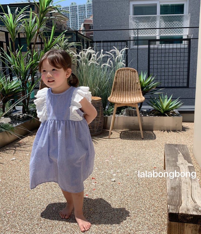 LALABONGBONG - Korean Children Fashion - #Kfashion4kids - Lace Angel One-piece - 7