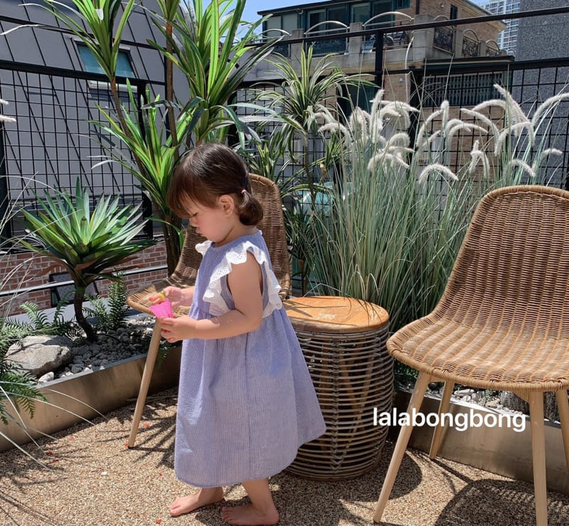 LALABONGBONG - Korean Children Fashion - #Kfashion4kids - Lace Angel One-piece - 8