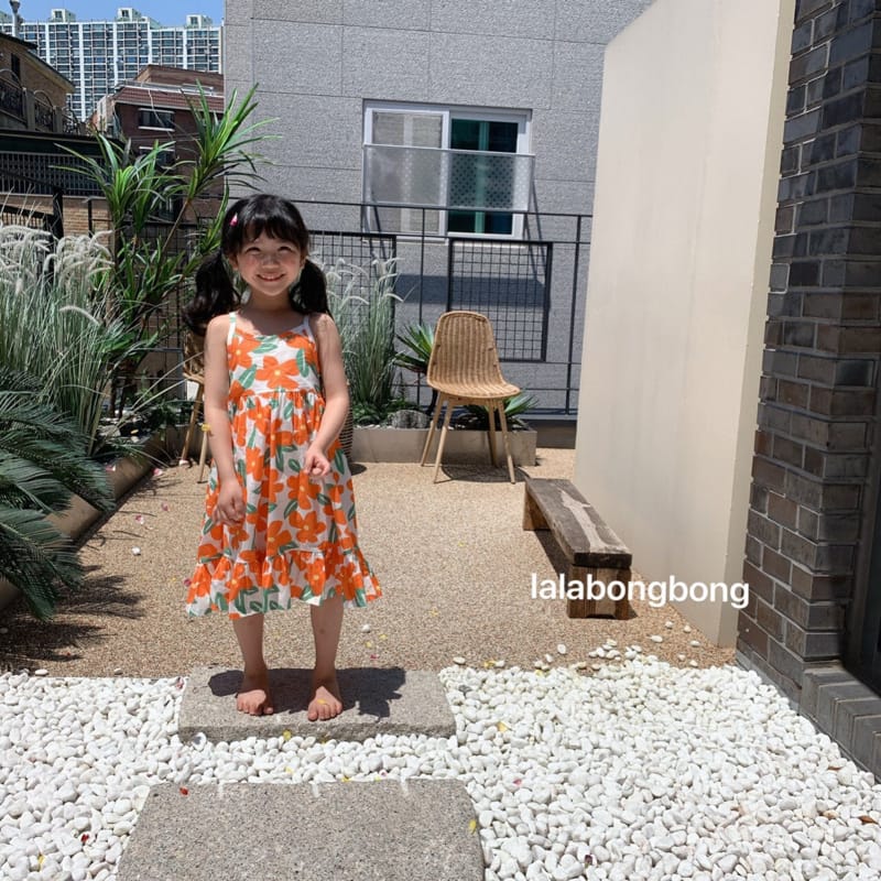 LALABONGBONG - Korean Children Fashion - #Kfashion4kids - Flower String One-piece - 11