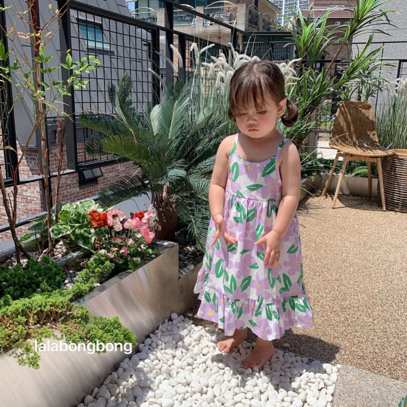 LALABONGBONG - Korean Children Fashion - #Kfashion4kids - Flower String One-piece - 12
