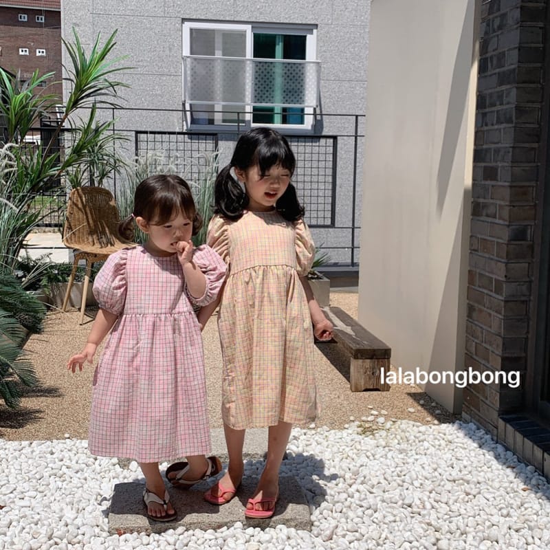 LALABONGBONG - Korean Children Fashion - #Kfashion4kids - Neon Puff One-piece - 3