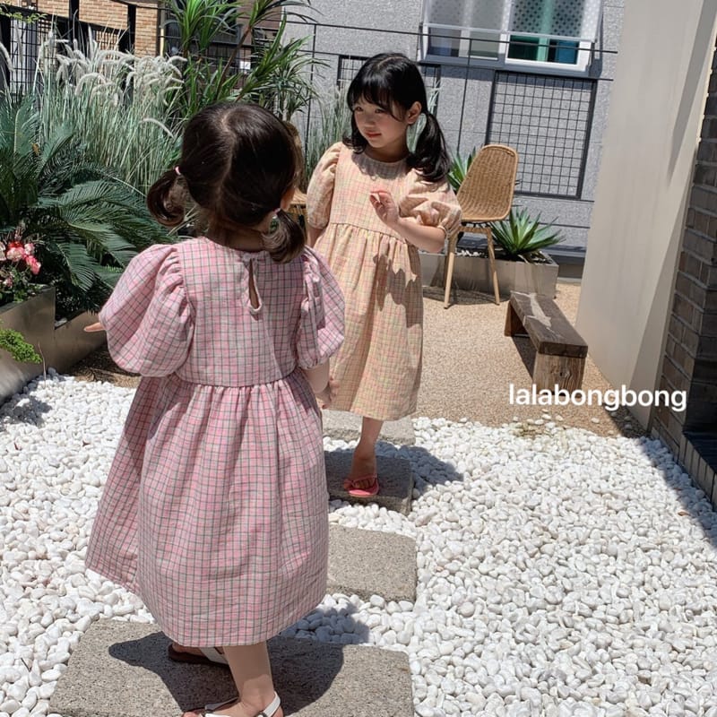 LALABONGBONG - Korean Children Fashion - #Kfashion4kids - Neon Puff One-piece - 4
