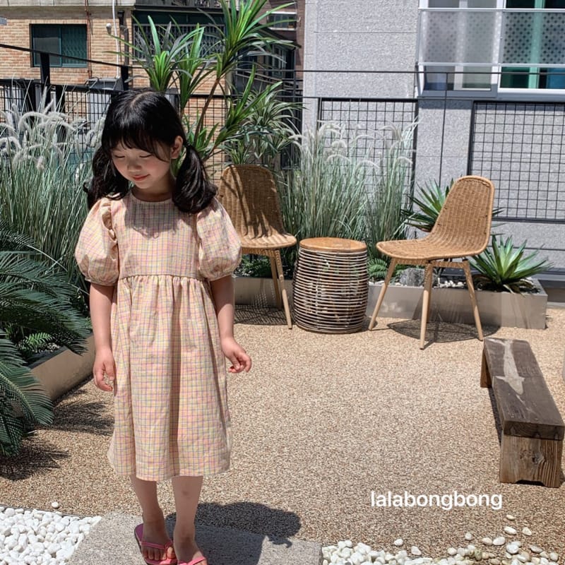 LALABONGBONG - Korean Children Fashion - #Kfashion4kids - Neon Puff One-piece - 6