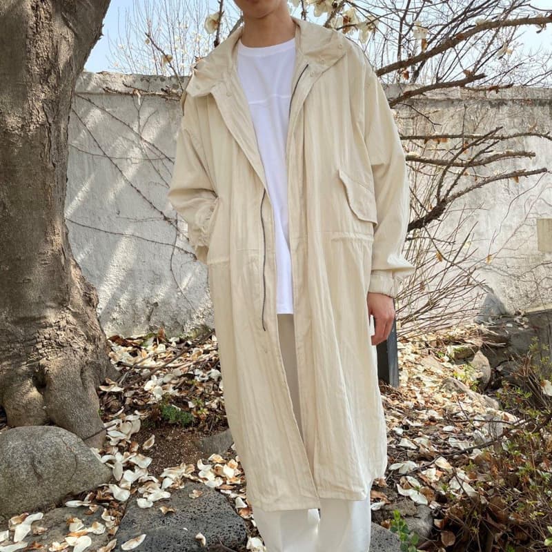 LE REVE - Korean Children Fashion - #Kfashion4kids - Wind Hoody Long Jacket - 5