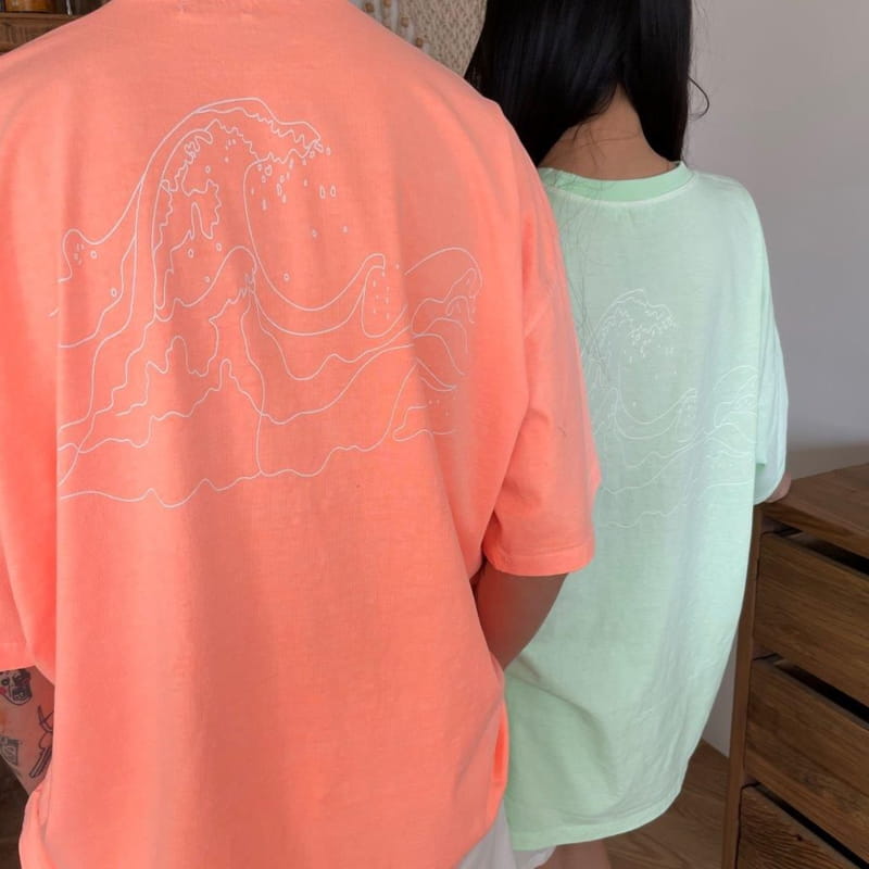 LE REVE - Korean Children Fashion - #Kfashion4kids - Wave Pigment Tee - 4