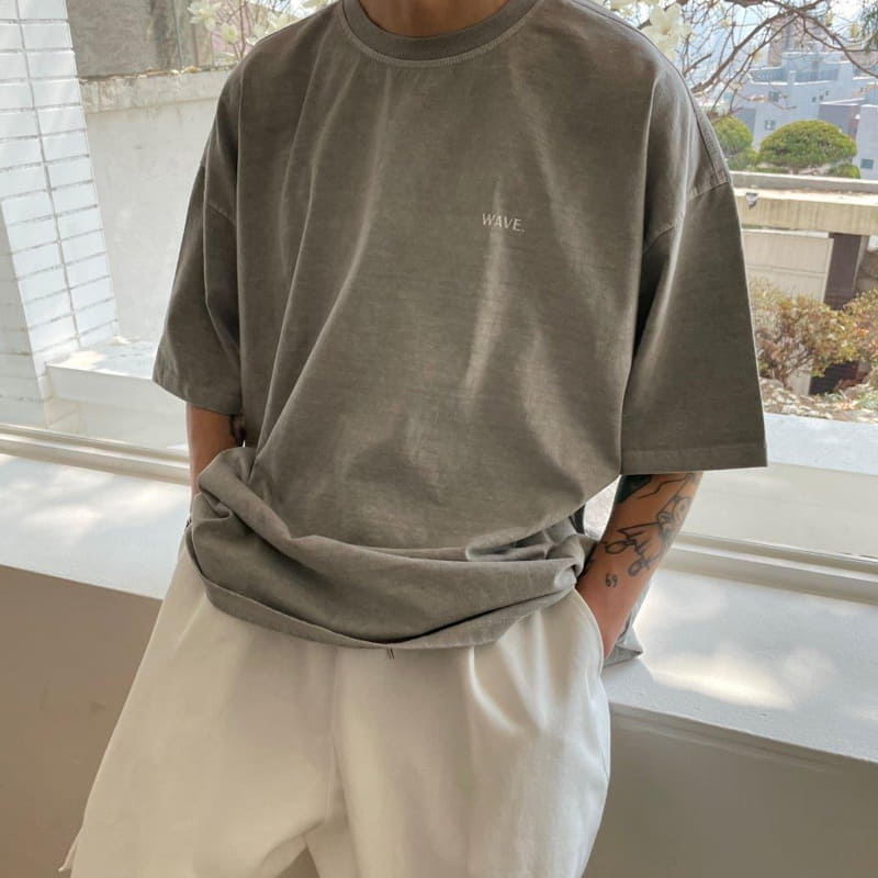 LE REVE - Korean Children Fashion - #Kfashion4kids - Wave Pigment Tee - 5