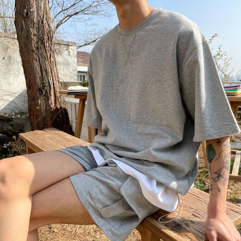 LE REVE - Korean Children Fashion - #Kfashion4kids - Washing Cargo Tery Shorts - 7