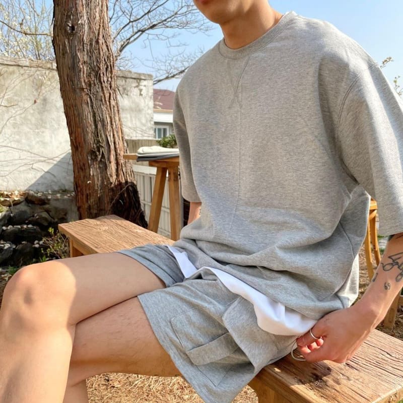 LE REVE - Korean Children Fashion - #Kfashion4kids - Washing Cargo Tery Shorts - 8