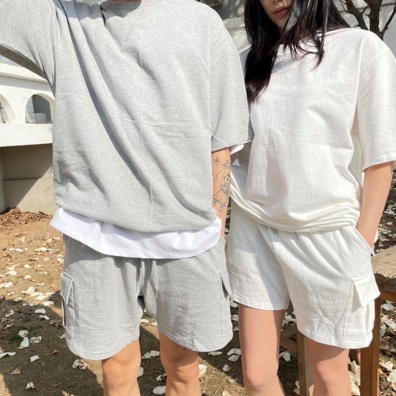 LE REVE - Korean Children Fashion - #Kfashion4kids - Washing Tery String Tee - 4
