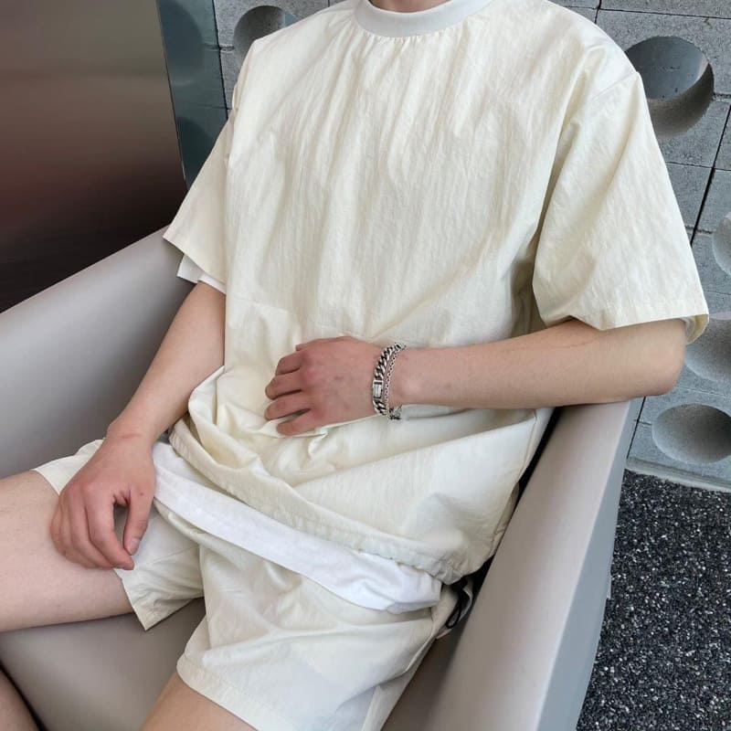 LE REVE - Korean Children Fashion - #Kfashion4kids - Stone Training Shorts - 5