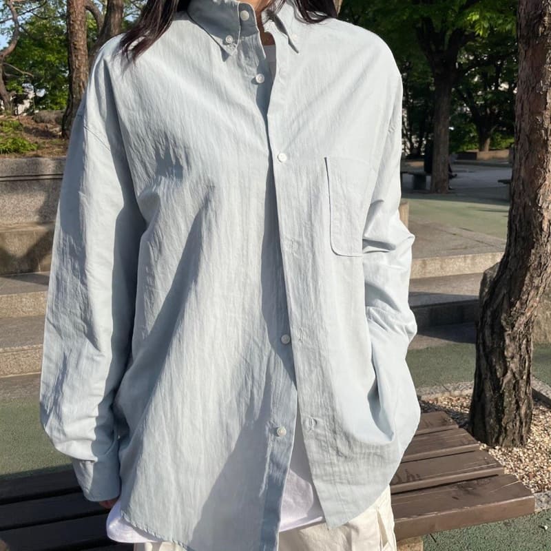 LE REVE - Korean Children Fashion - #Kfashion4kids - Basic Woven Over Shirt - 4