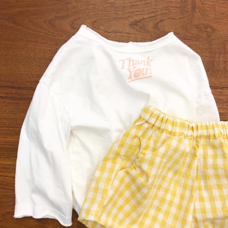LEA ET MIEL - Korean Children Fashion - #Kfashion4kids - Thank You Tee - 7
