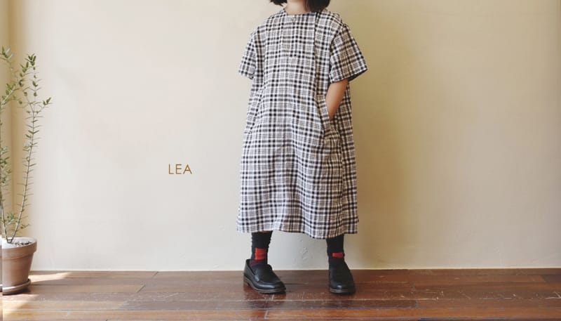 LEA ET MIEL - Korean Children Fashion - #Kfashion4kids - Black Check One-piece - 2