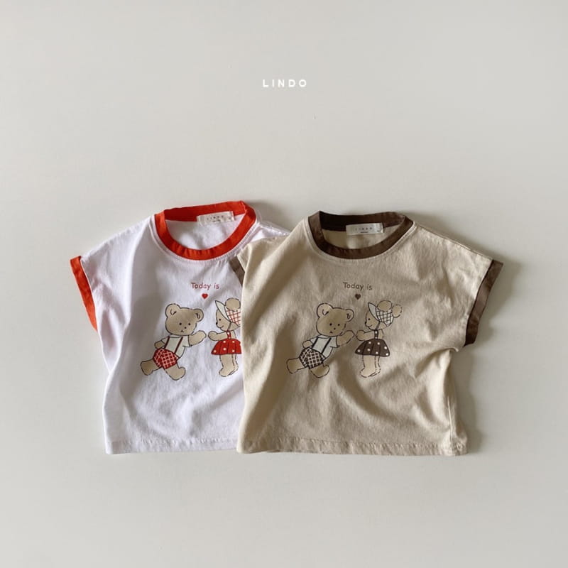 LINDO - Korean Children Fashion - #Kfashion4kids - Merry Bear Tee