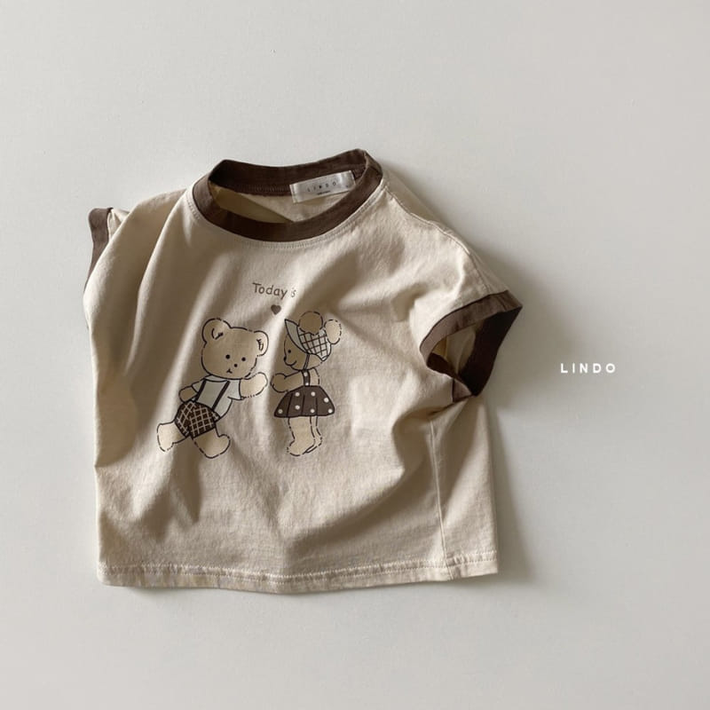 LINDO - Korean Children Fashion - #Kfashion4kids - Merry Bear Tee - 3